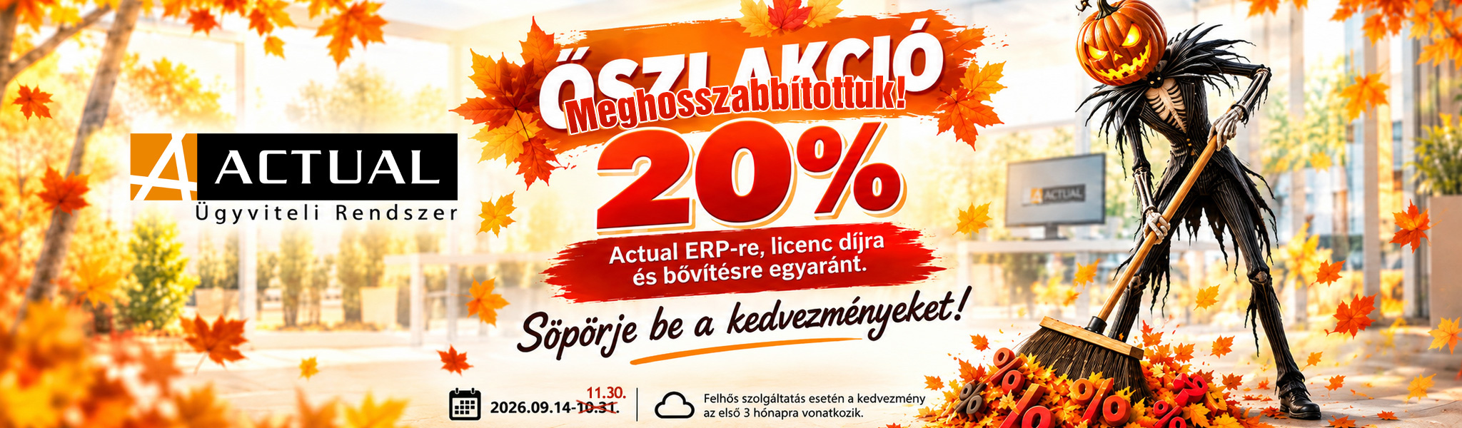 ACTUAL őszi akció