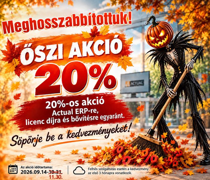 ACTUAL őszi akció