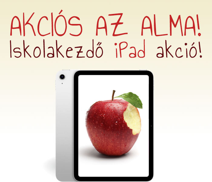 Akciós az alma! - Iskolakezdő iPad akció!