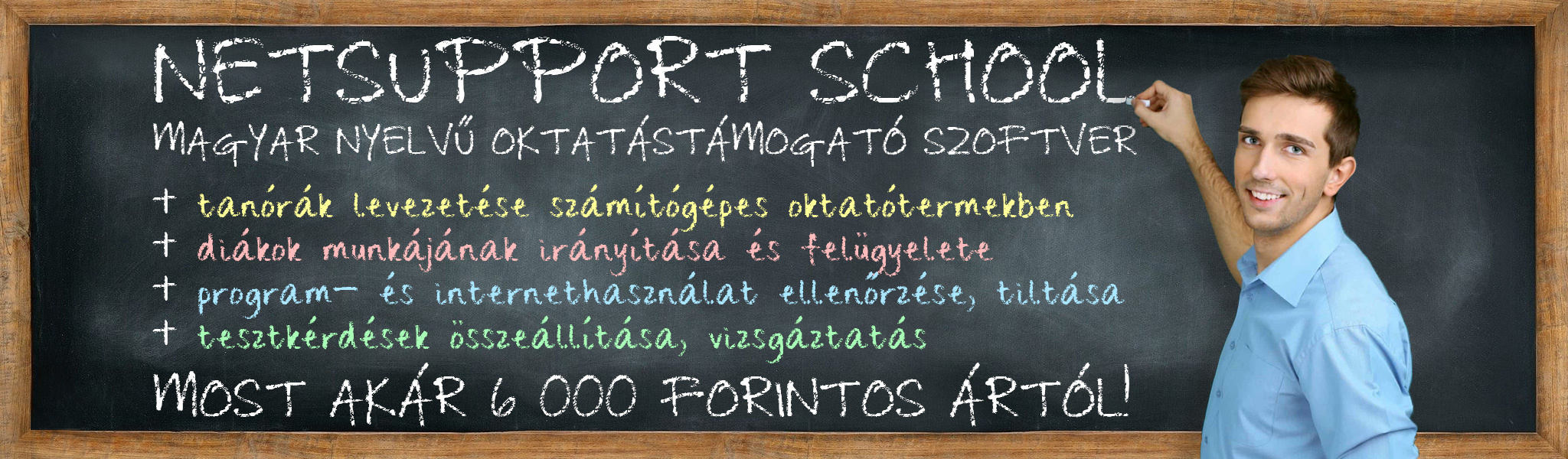 NetSupport School - most akár 6 000 forinttól!