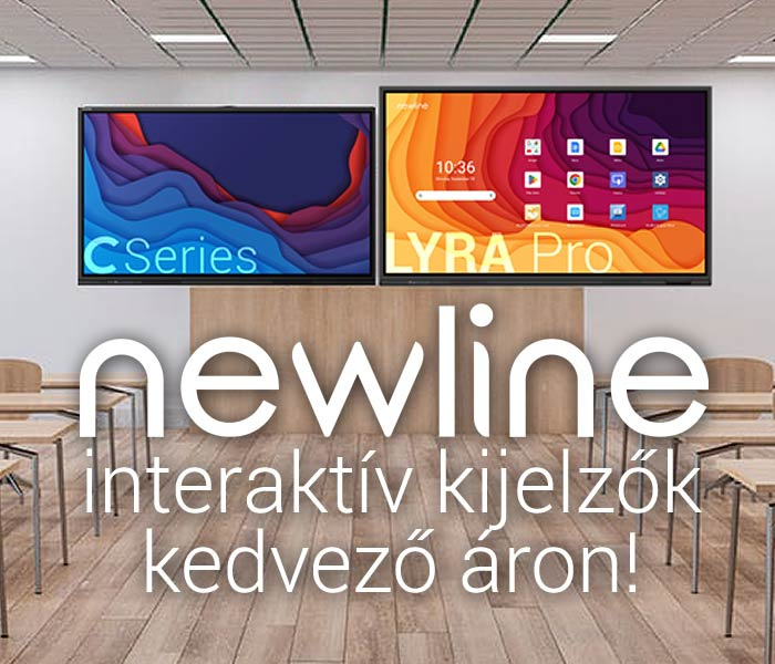 Newline interaktív kijelzők kedvező áron!