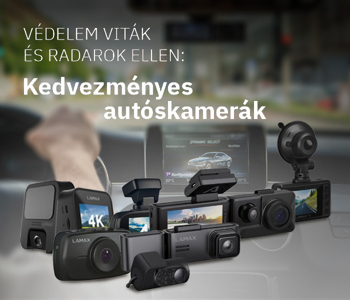 Védelem viták és radarok ellen - Kedvezményes LAMAX autóskamerák
